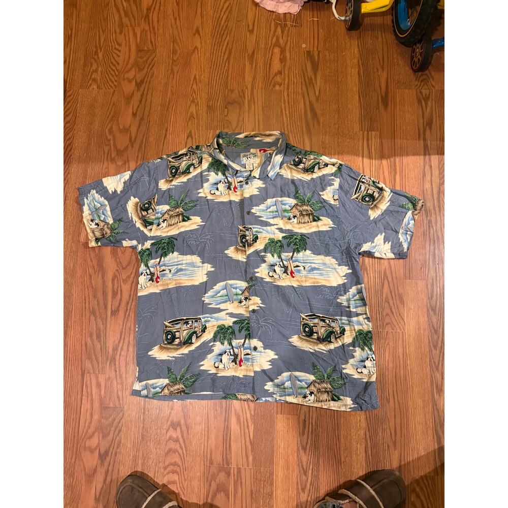 Vintage Big Dog Hawaiian Shirt Made in USA – Size 3X